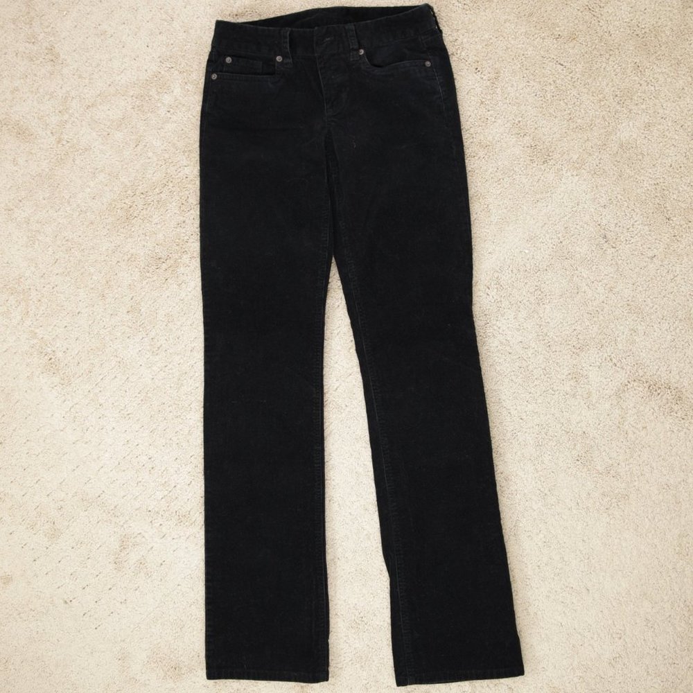 J Crew Favorite fit Dark Navy corduroy pants.